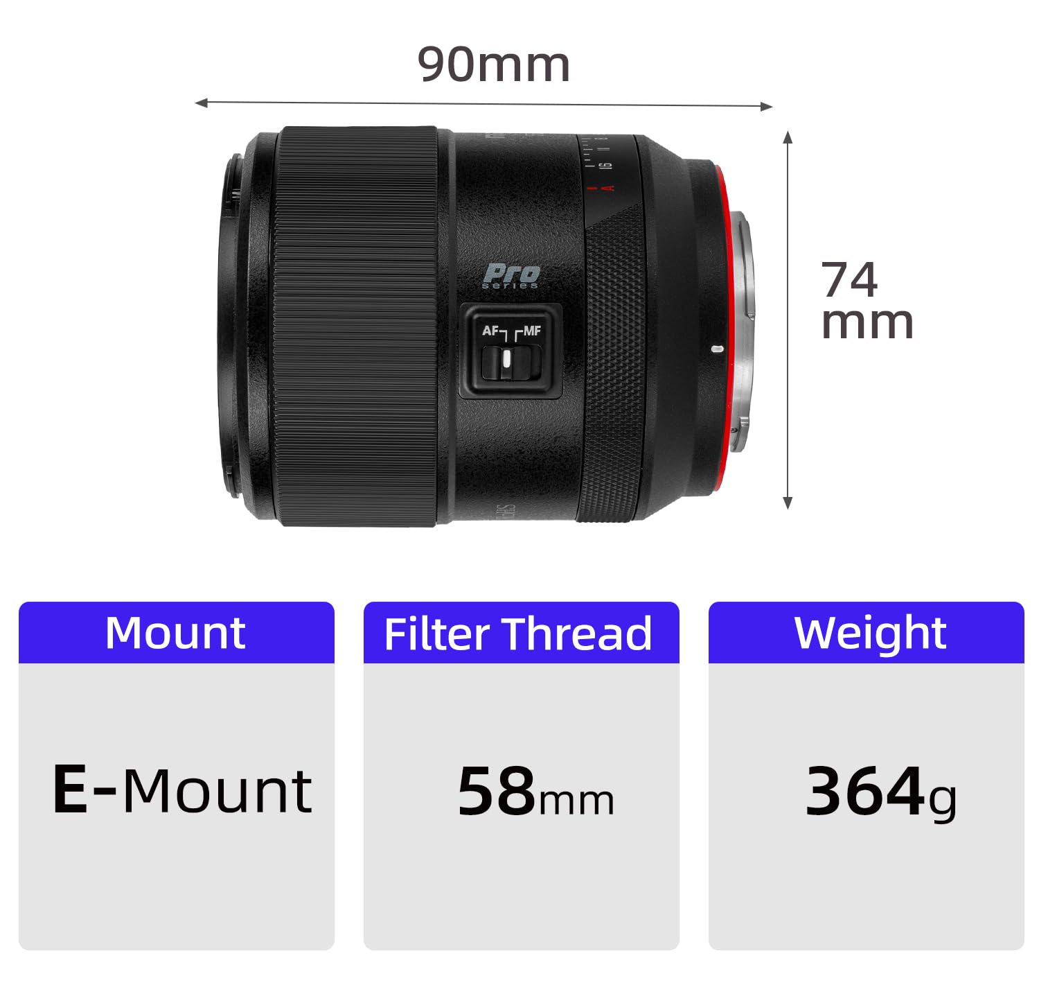 Amazon.com : Meike 55mm F1.8 Pro STM Full Frame Autofocus Lens for